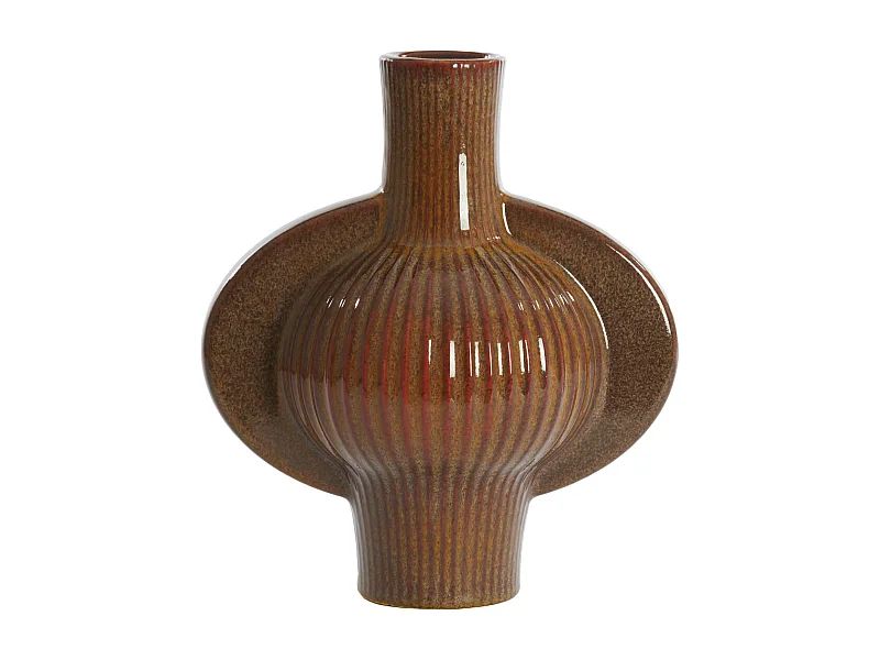 Vase MELNIK - 27,5x18,5x31cm - Marron