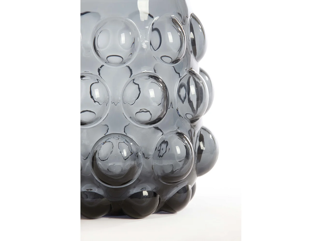 Vase HAROA - Ø24x30cm - Gris