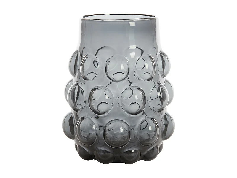 Vase HAROA - Ø24x30cm - Gris