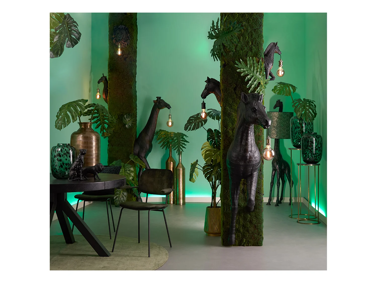 Vase PERROY - Ø29x53cm - Bronze