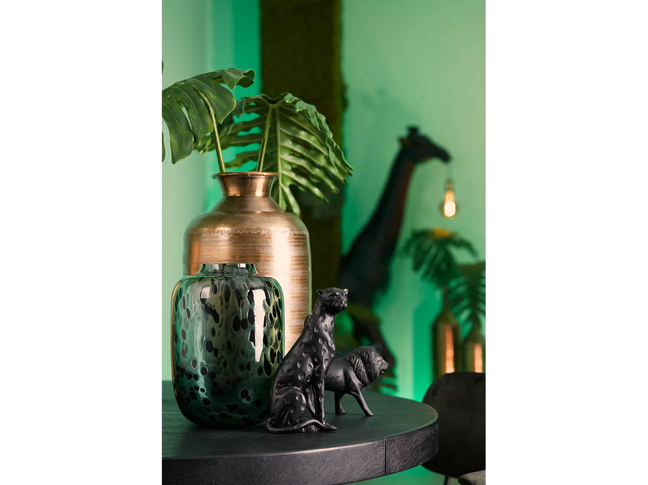 Vase PERROY - Ø29x53cm - Bronze