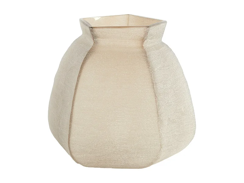 Vase VELIKO - 26,5x25,5x27cm - Marron