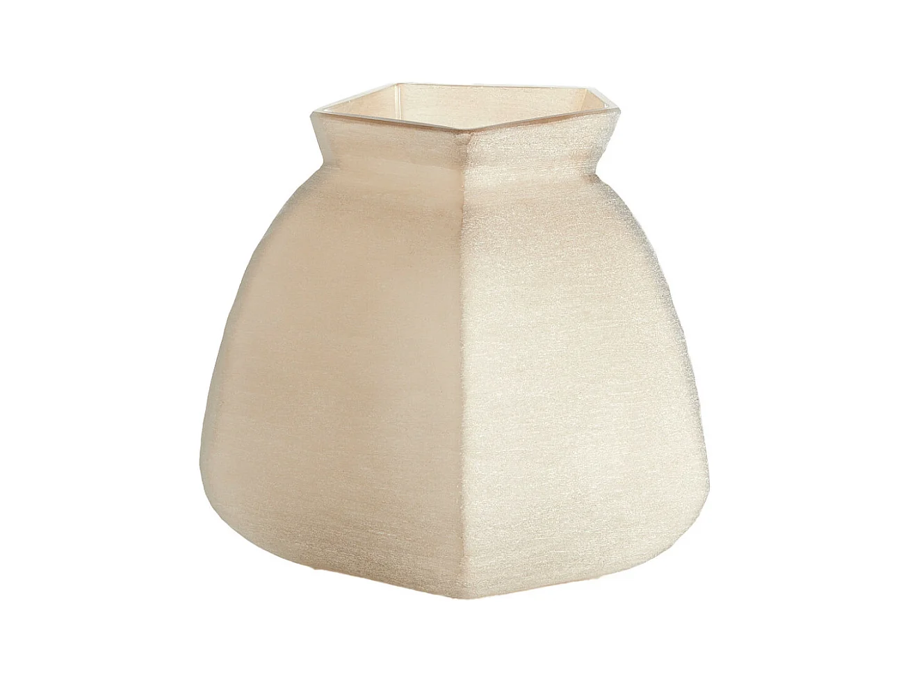 Vase VELIKO - 26,5x25,5x27cm - Marron