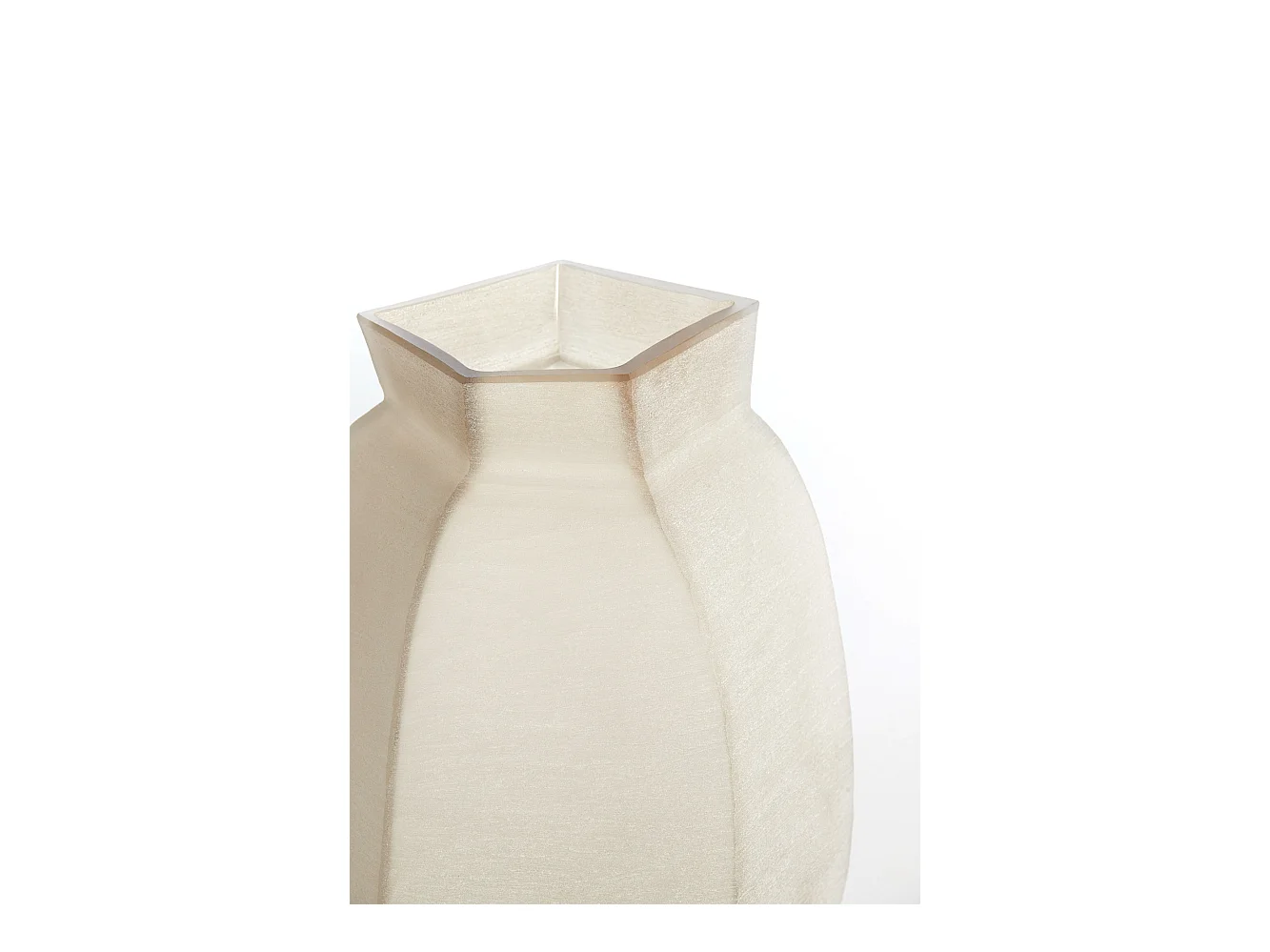 Vase VELIKO - 26,5x25,5x27cm - Marron