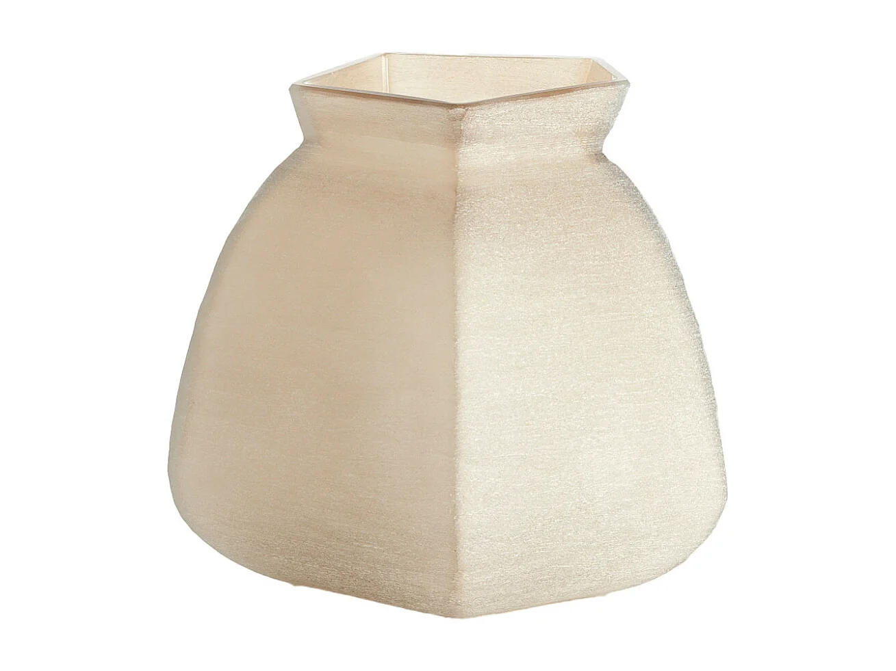 Vase VELIKO - 26,5x25,5x27cm - Marron