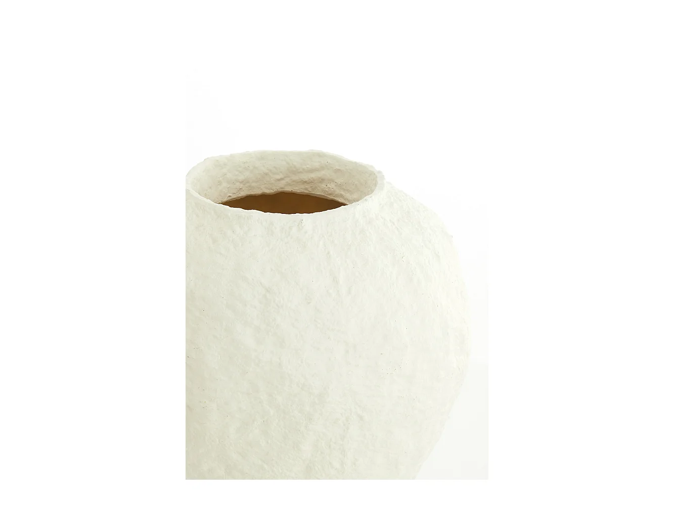 Vase PANTOJA - Ø45x50cm - Blanc