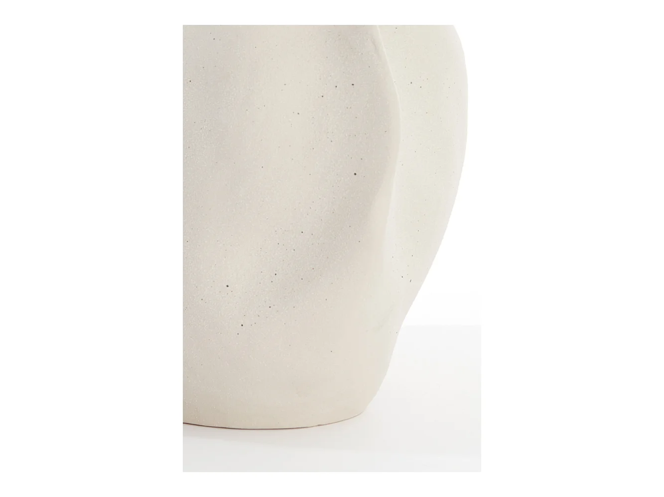 Vase SANGULI - 33,5x33x22,5cm - Blanc