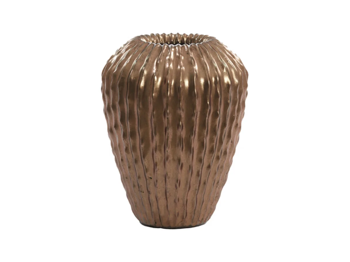 Vase CACTUS - Ø29x37cm - Bronze