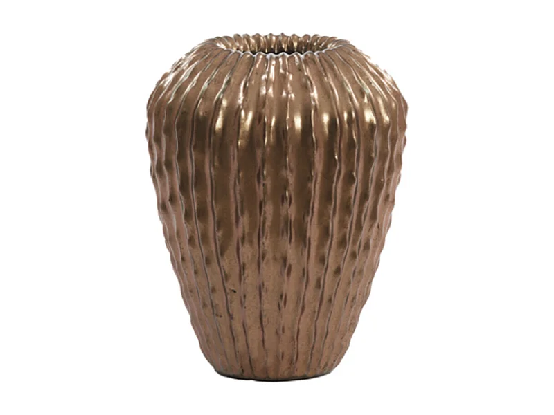 Vase CACTUS - Ø29x37cm - Bronze