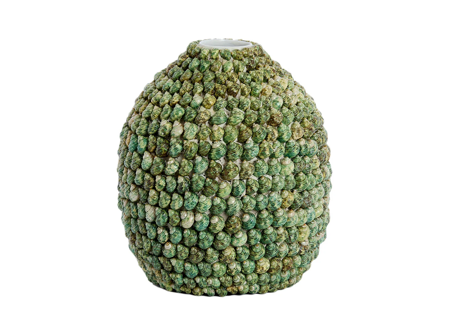 Vase SHELL - Ø25,5x28cm - Vert