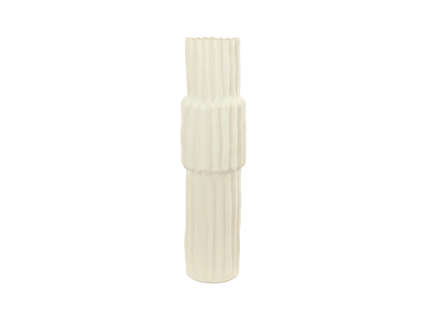 Vase LONGA - Ø20,5x72,5cm - Blanc