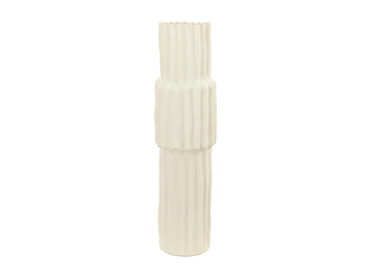 Vase LONGA - Ø20,5x72,5cm - Blanc