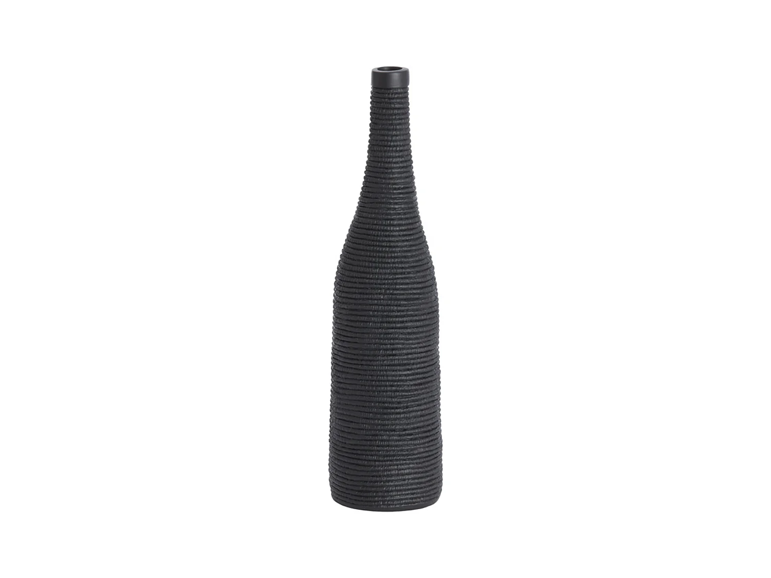 Vase YOUNA - Ø10x40cm - Noir