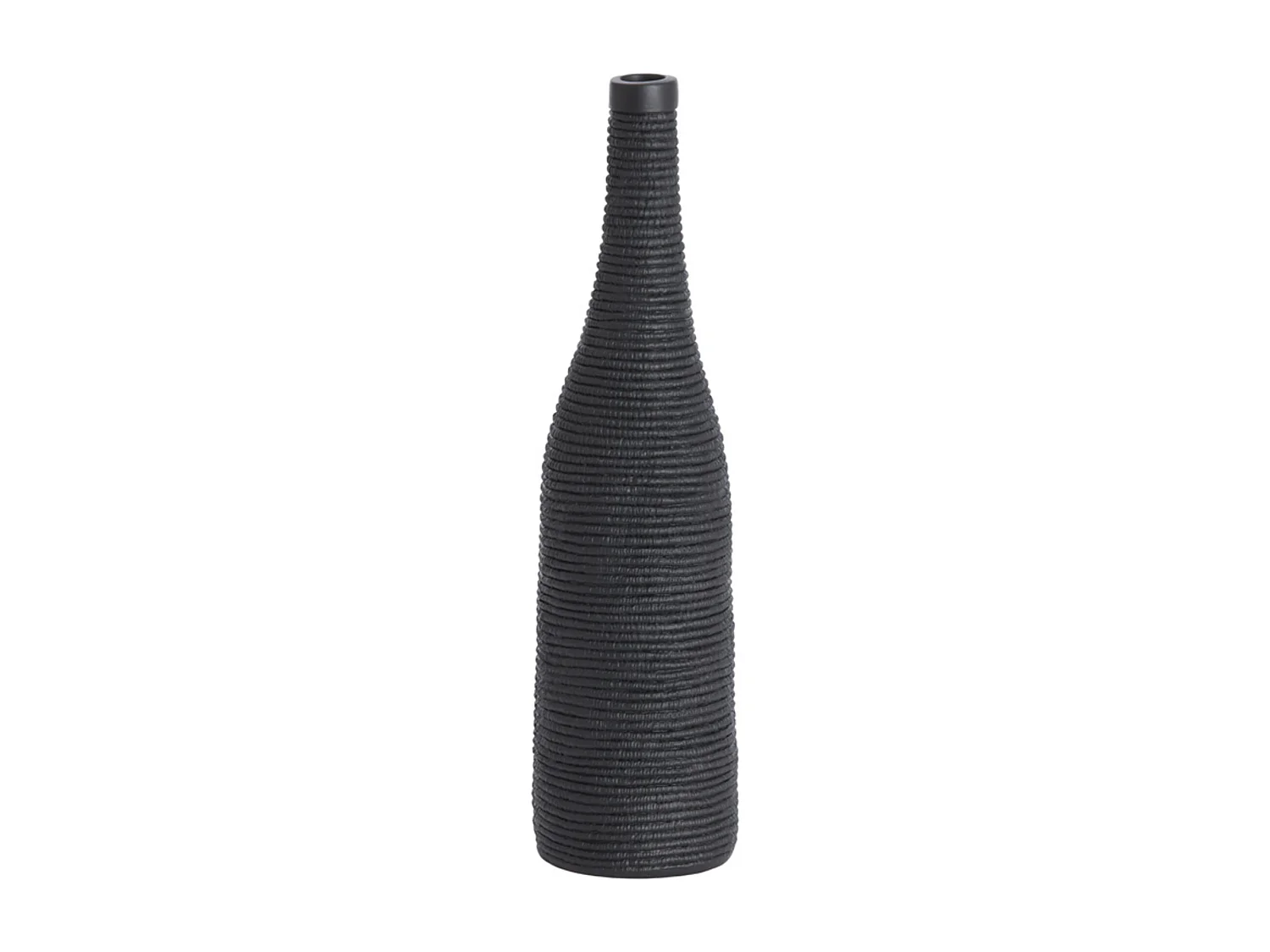 Vase YOUNA - Ø10x40cm - Noir