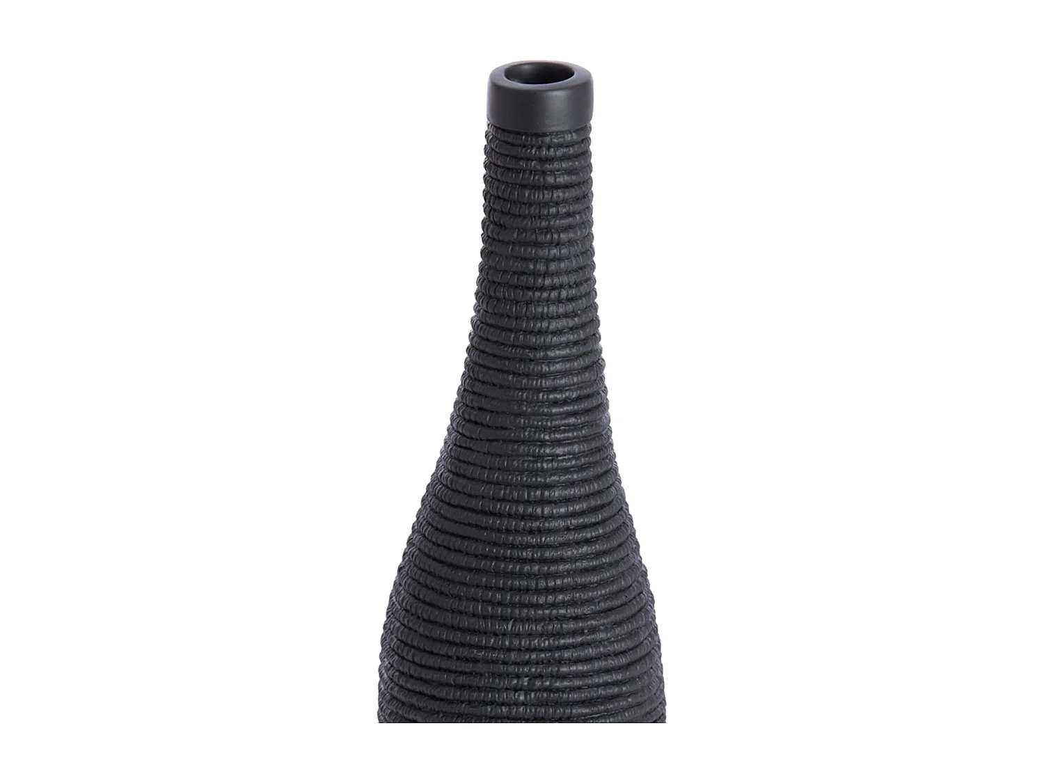 Vase YOUNA - Ø10x40cm - Noir
