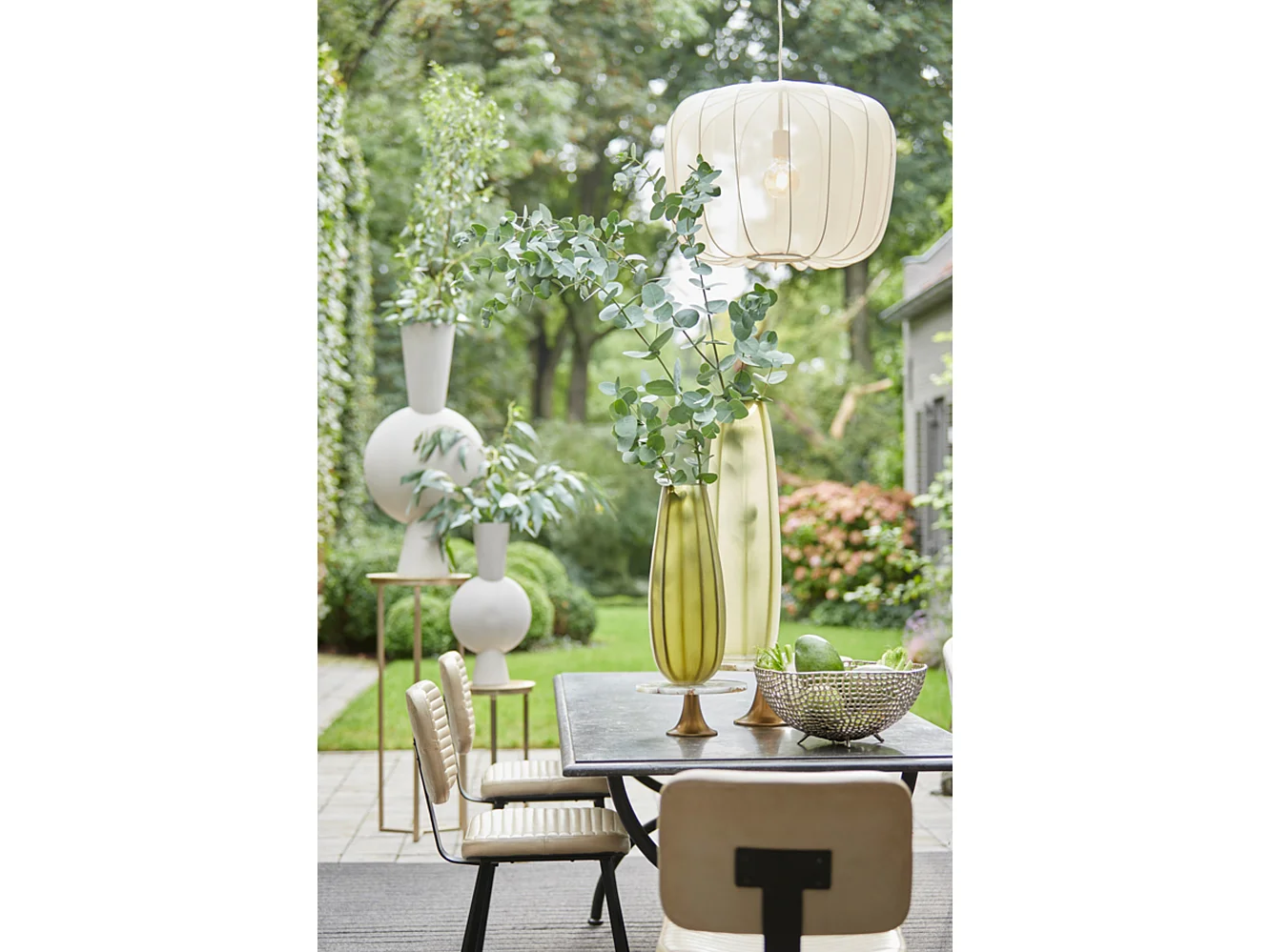 Vase KAVANDU - 37,5x22x81cm - Gris