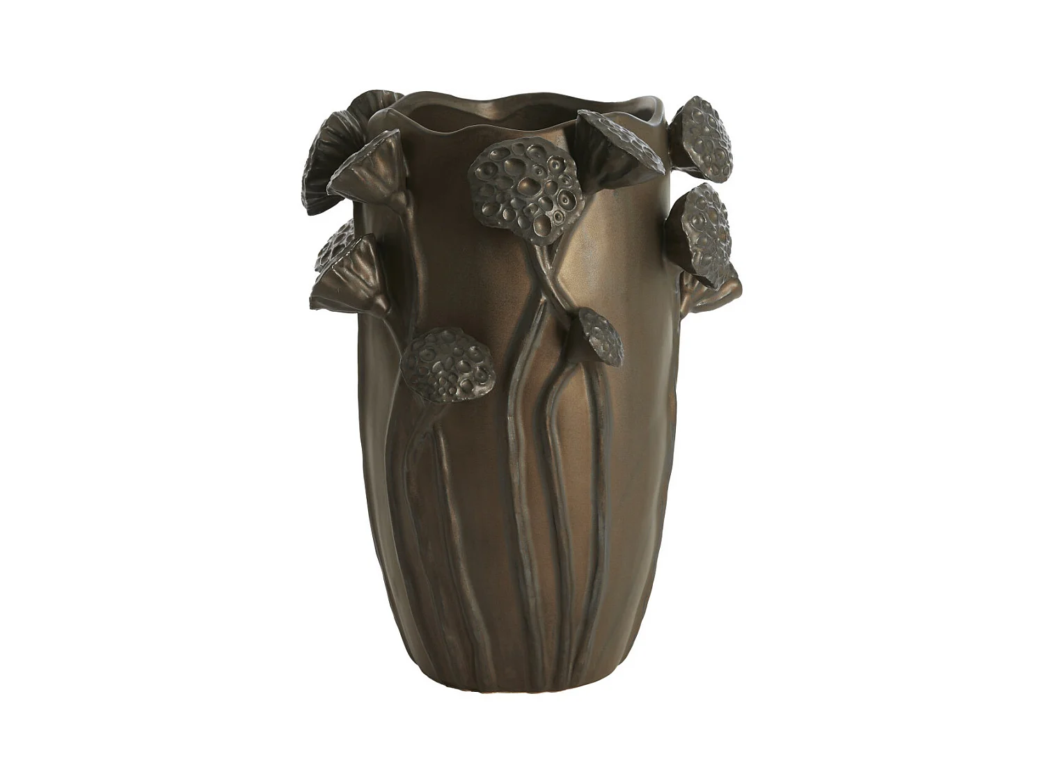 Vase LAVCI - 27,5x25,5x35cm - Marron