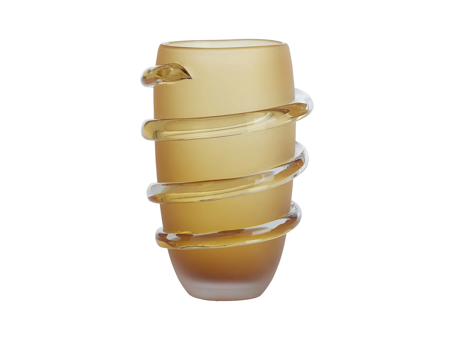 Vase ODATE - Ø20x28cm - Jaune
