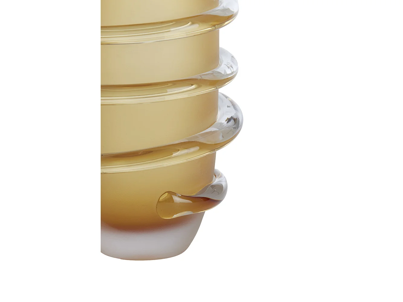 Vaas ODATE - Ø20x28cm - Geel