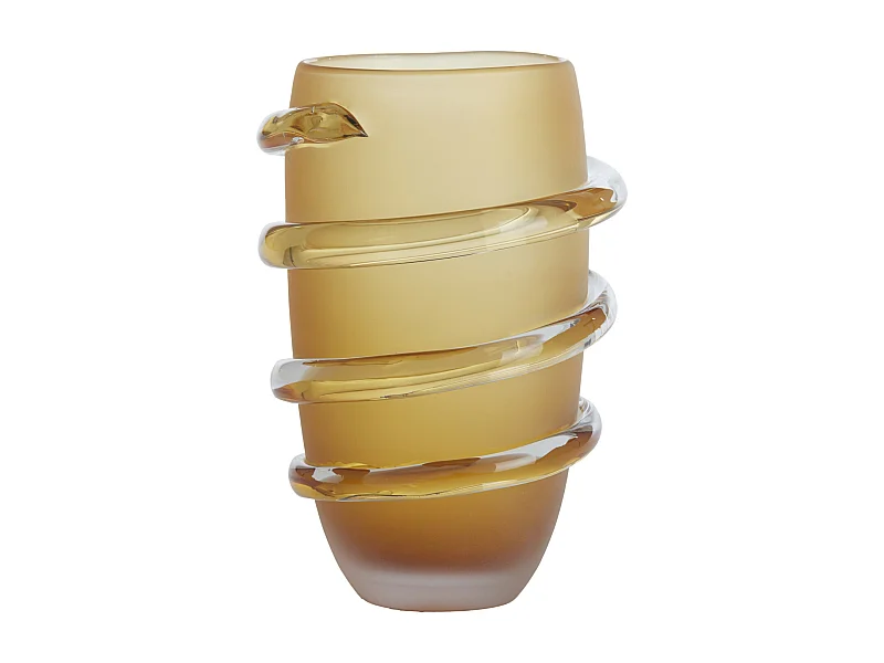 Vase ODATE - Ø20x28cm - Jaune