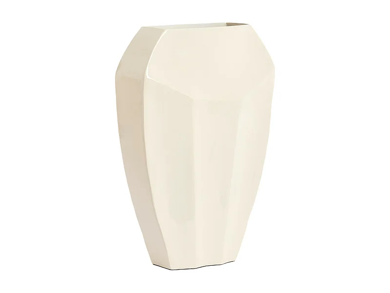 Jarrón CORDOBA - 30x13x45cm - Blanco