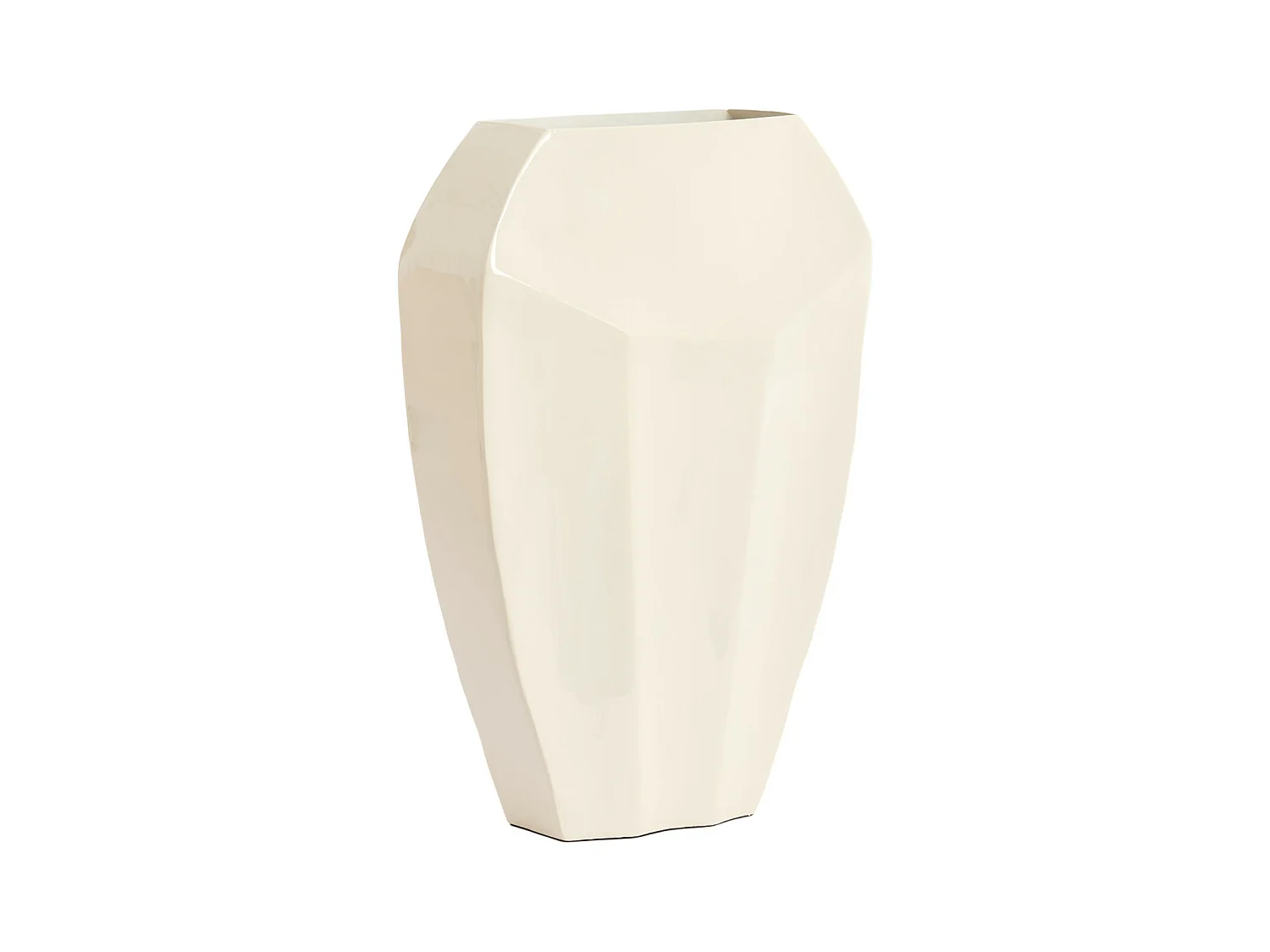 Vase CORDOBA - 30x13x45cm - Blanc