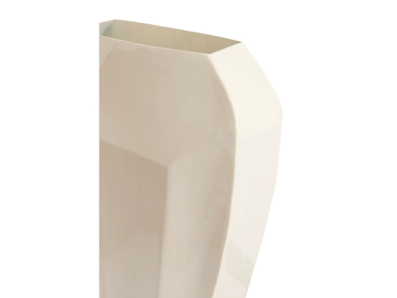 Vase CORDOBA - 30x13x45cm - Blanc
