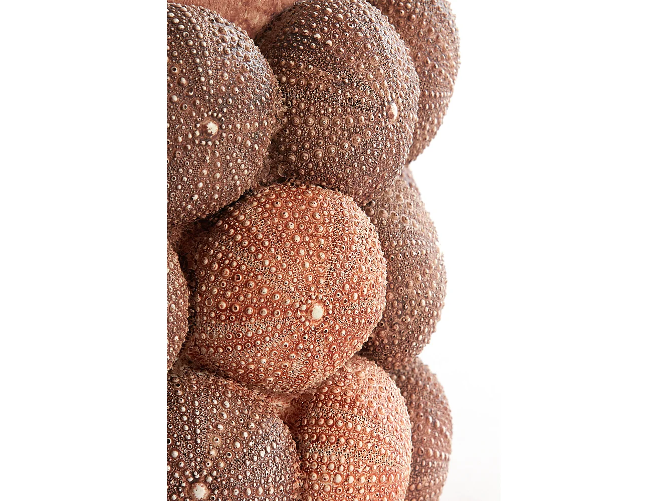 Vase OURSIN - Ø20,5x18cm - Rouge