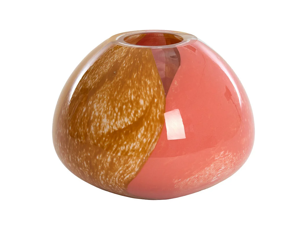 Vase KALUDRA - Ø21x18cm - Orange