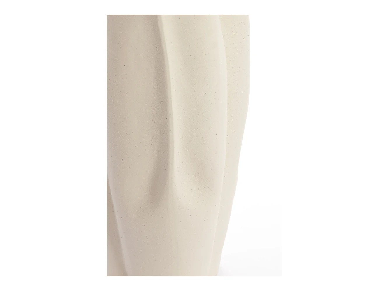 Vase SANGULI - 28x27,5x56cm - Blanc