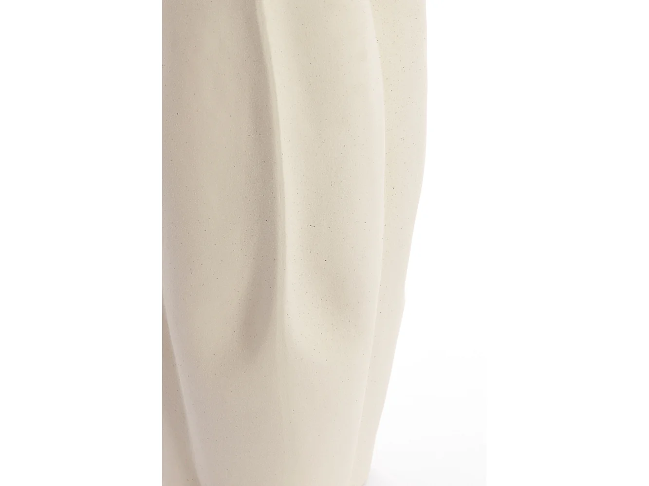 Vase SANGULI - 28x27,5x56cm - Blanc