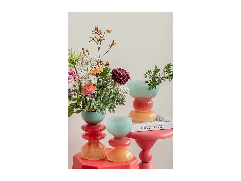 Vase Summer Vibes Groß - Mehrfarbig