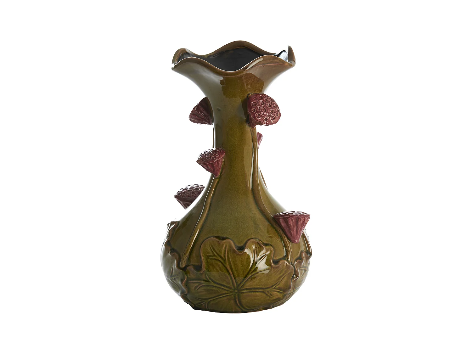 Vase ODALI - Ø24x40cm - Vert
