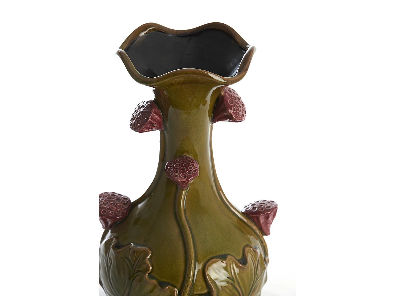 Vase ODALI - Ø24x40cm - Vert