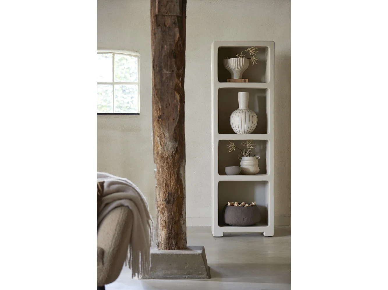 Vase ULLOA - Ø28,5x42cm - Marron