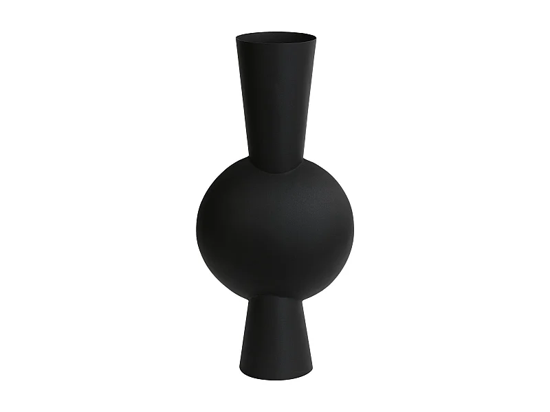 Jarrón KAVANDU - 26x19x54cm - Negro