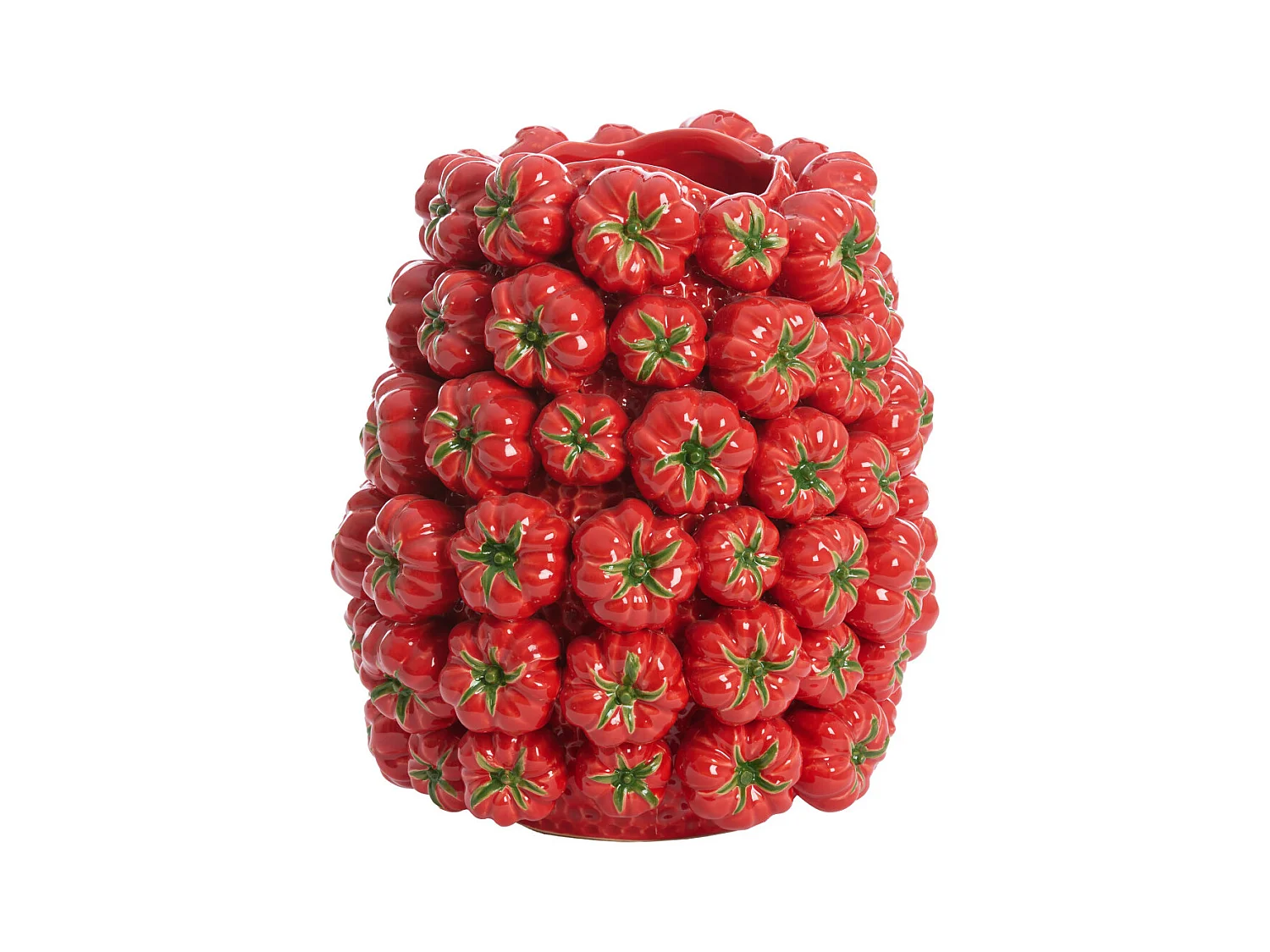 Vase TAMINA - 34x33x37cm - Rouge