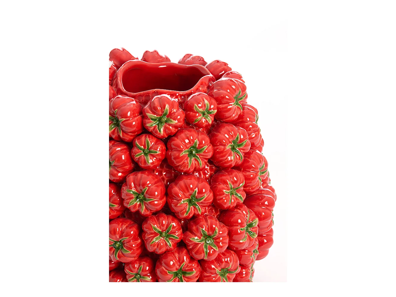 Vase TAMINA - 34x33x37cm - Rouge