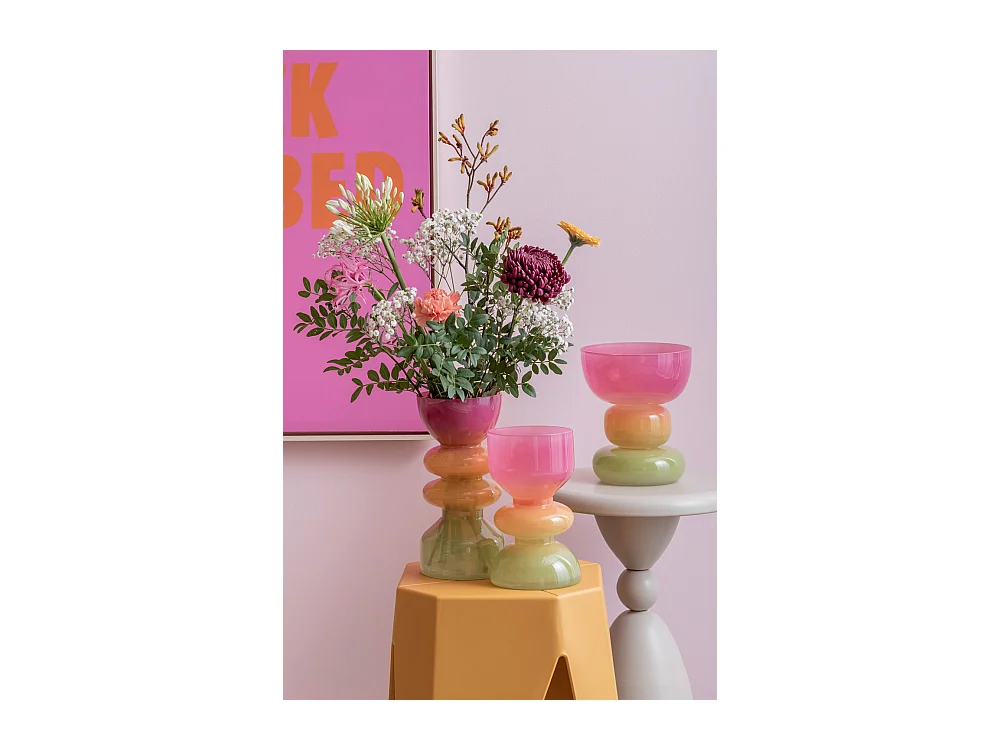 Vase Funky Vibes Groß - Mehrfarbig