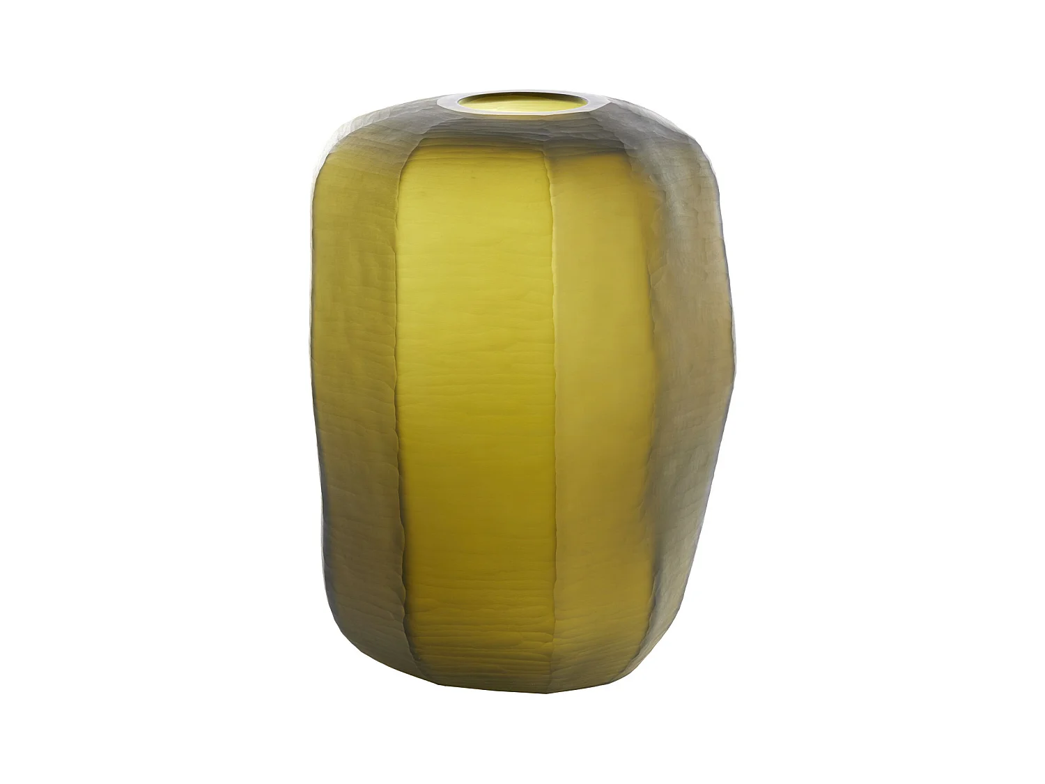 Vase PACENGO - Ø33x42cm - Jaune
