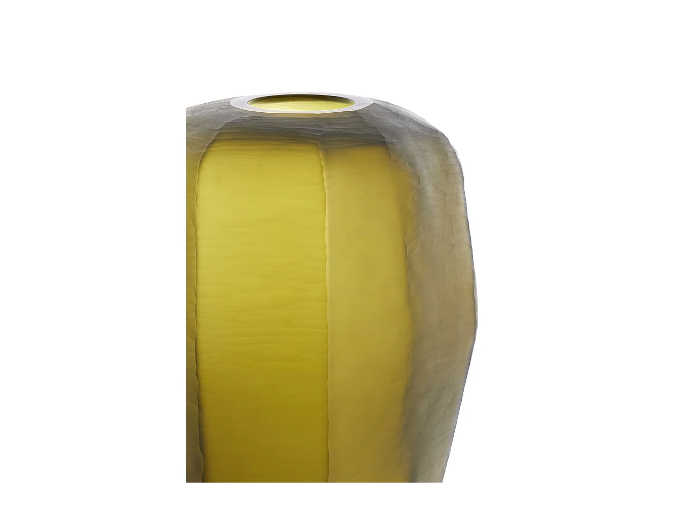 Vase PACENGO - Ø33x42cm - Jaune