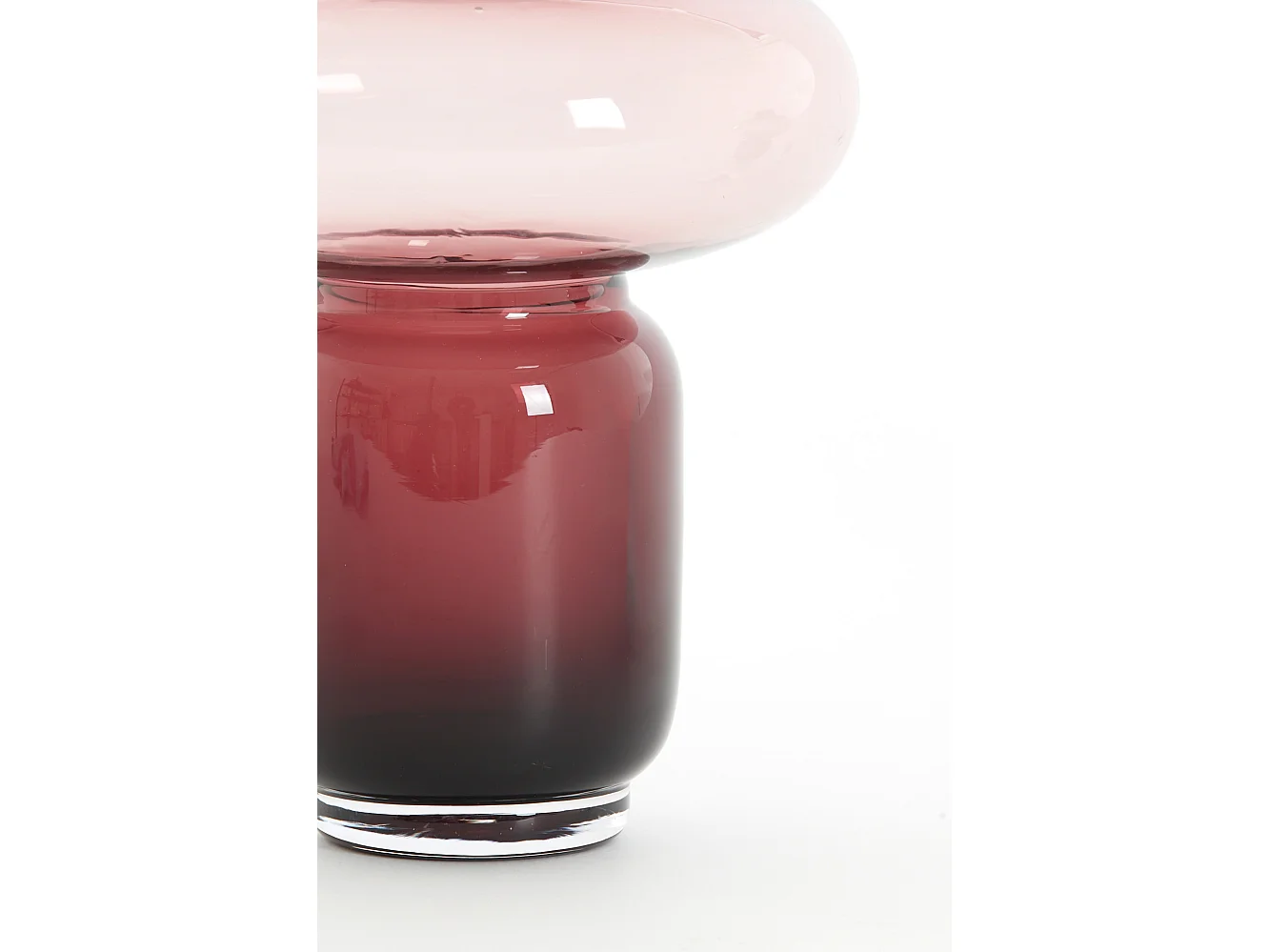 Vase RYNX - Ø19,5x25cm - Violet