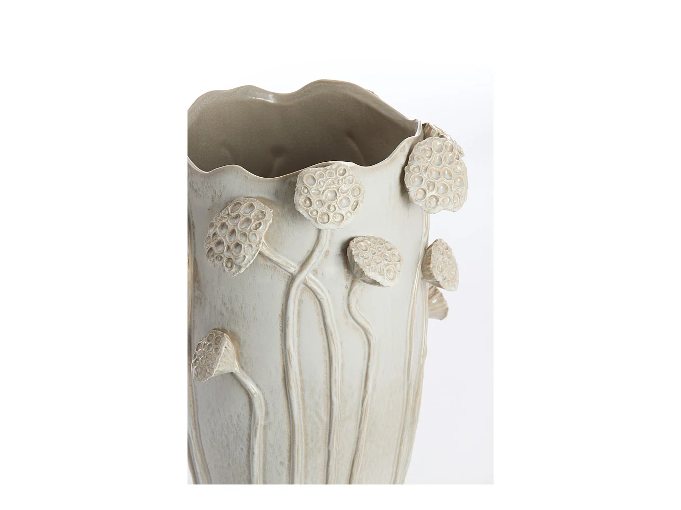 Vase LAVCI - 27,5x25,5x35cm - Gris