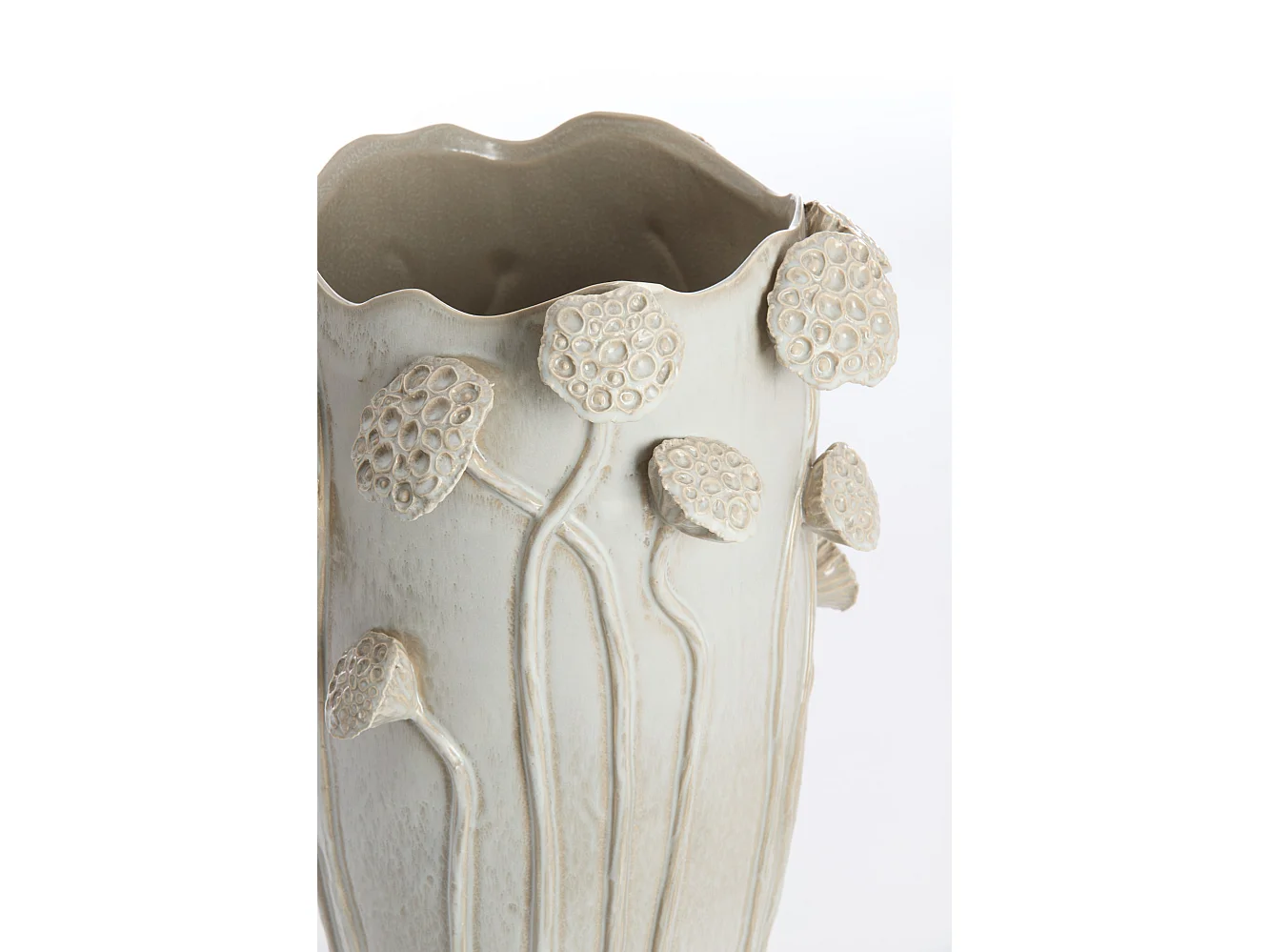 Vase LAVCI - 27,5x25,5x35cm - Gris