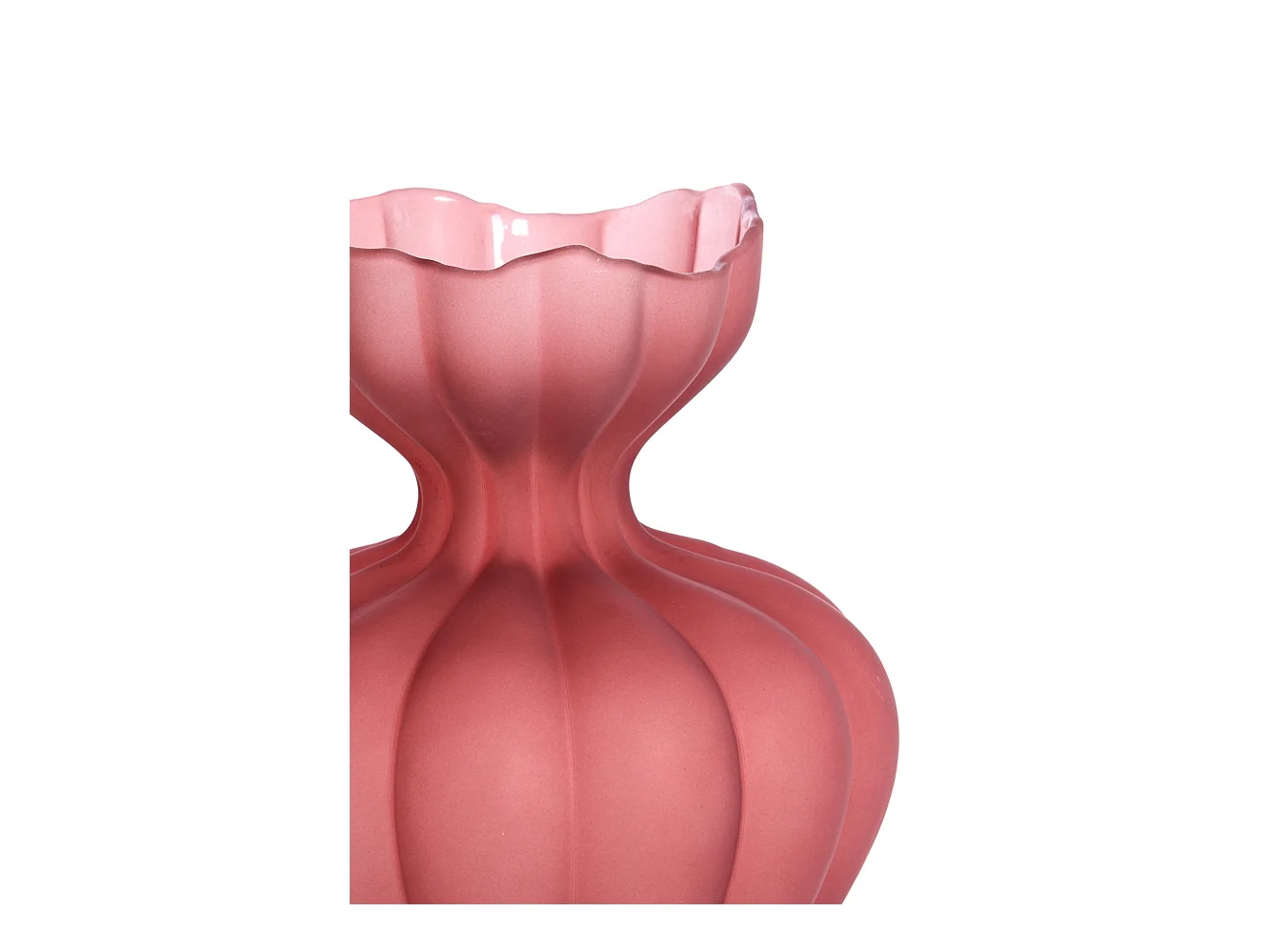 Vase VARENNA - Ø26x32cm - Rouge