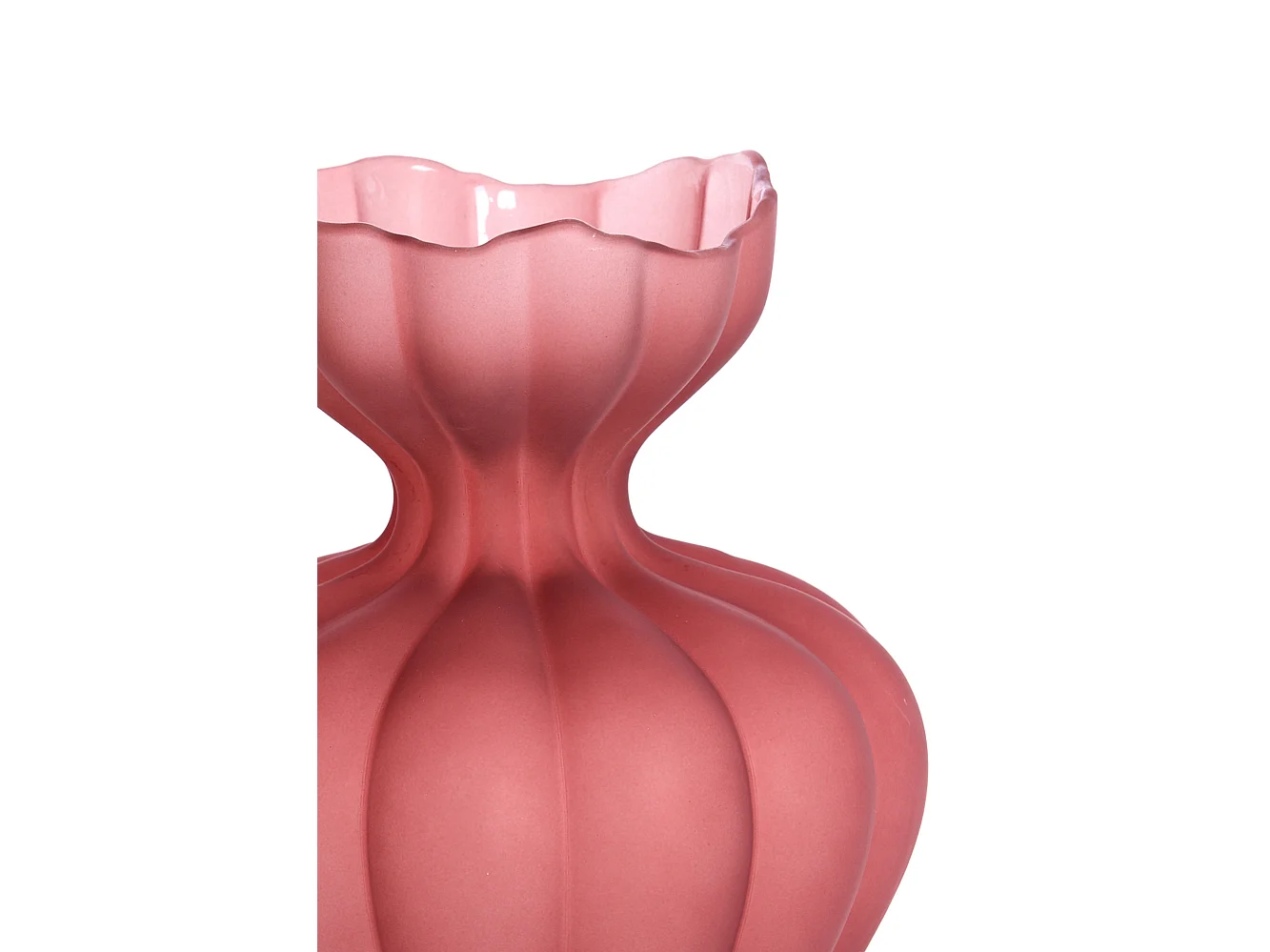 Vase VARENNA - Ø26x32cm - Rouge