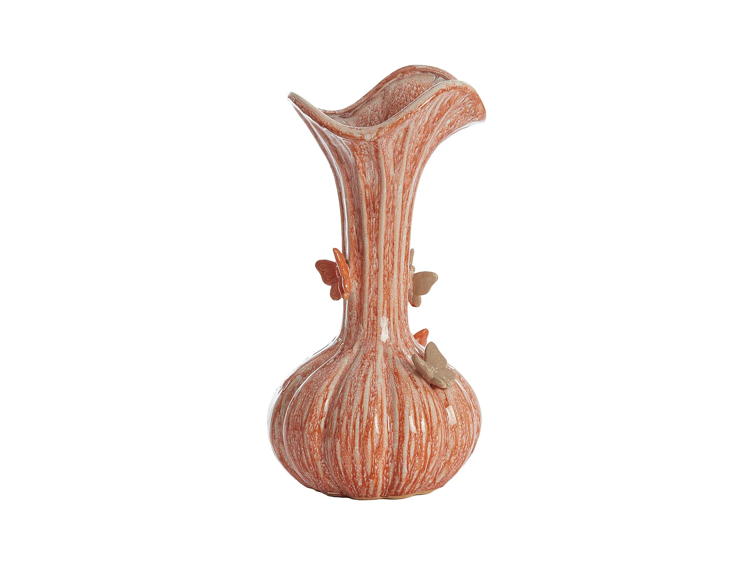 Vase PAPILLON - Ø23x44cm - Orange
