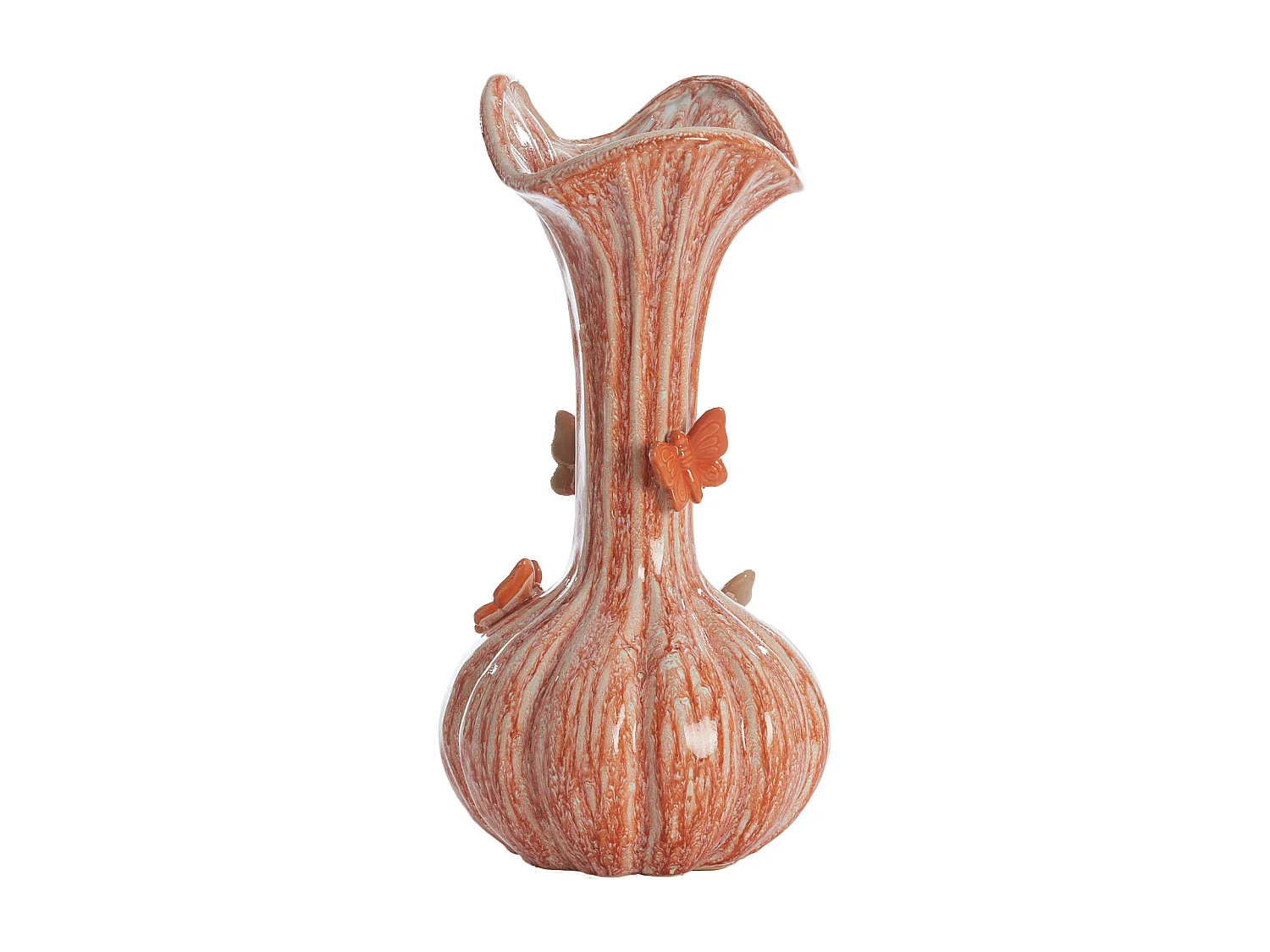 Vase PAPILLON - Ø23x44cm - Orange