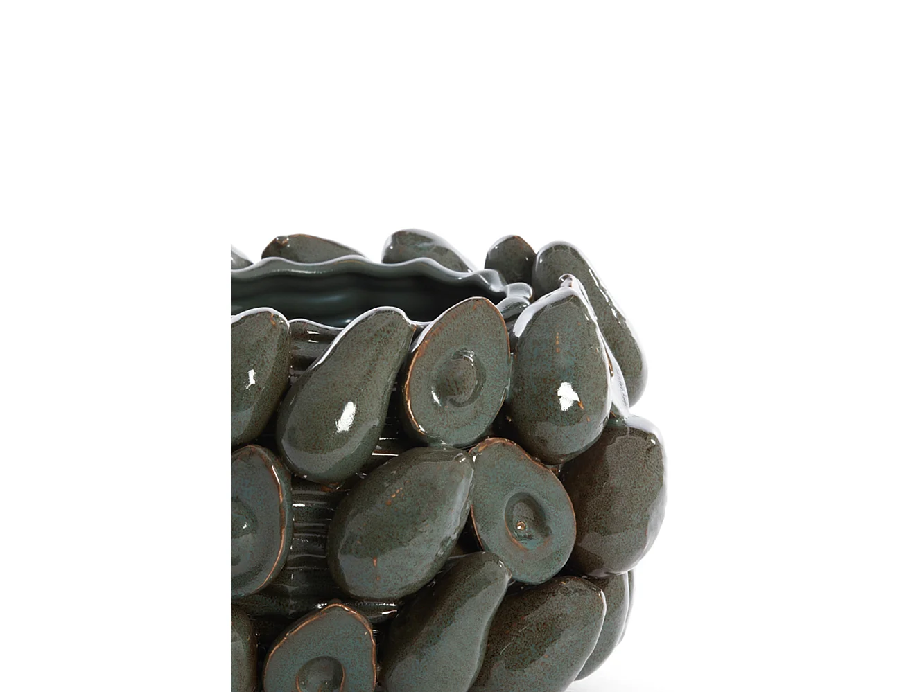 Vase AVOCAT - Ø31,5x23cm - Marron