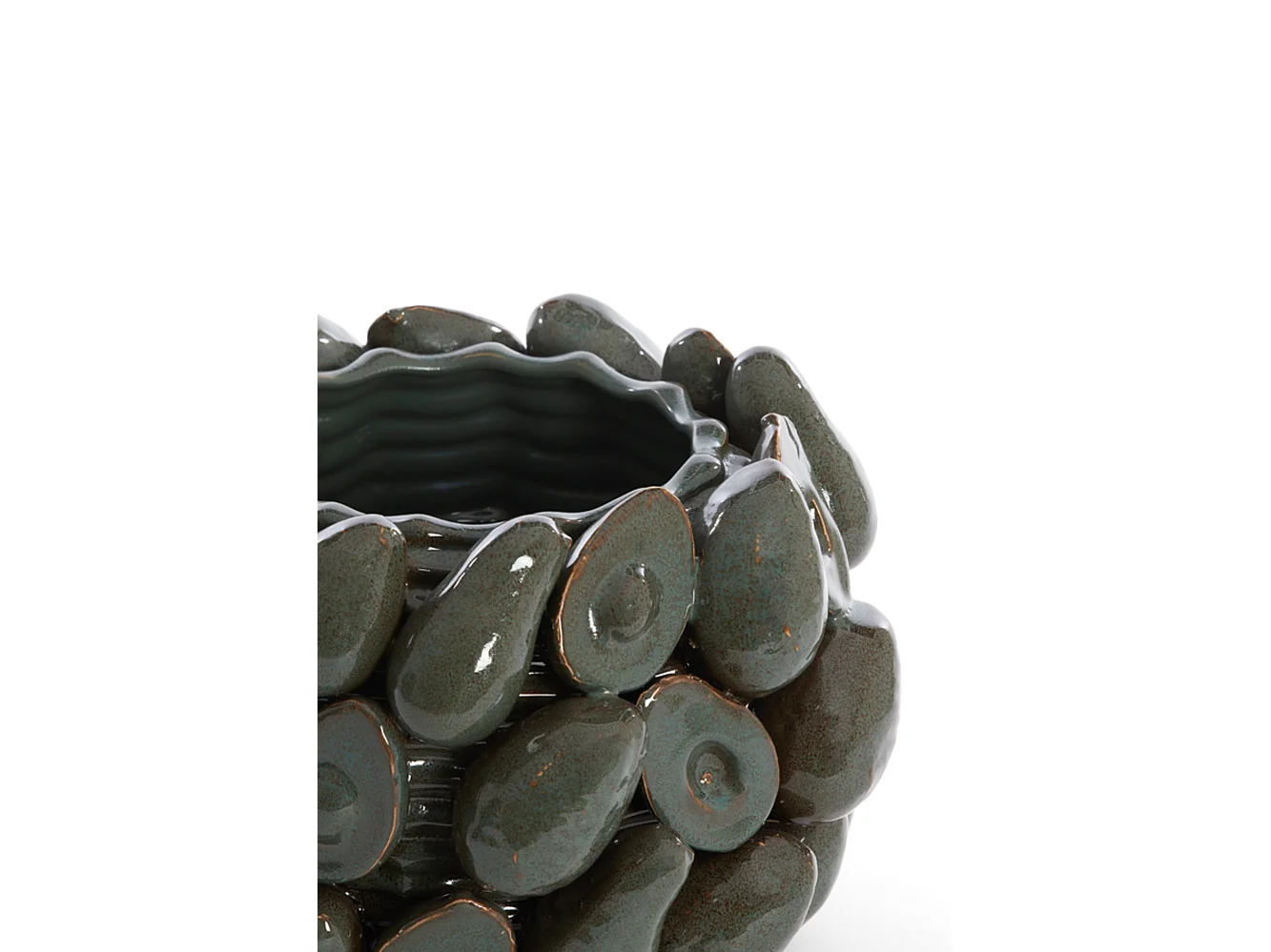 Vase AVOCAT - Ø31,5x23cm - Marron